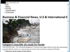 News site displayed by Wasabee