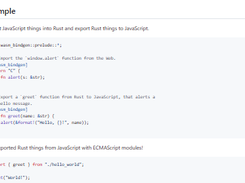 wasm-bindgen Screenshot 1