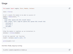 Wasmer Python Screenshot 1