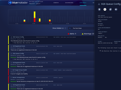 Timeline view which helps see when overlapping events occur helping show correlations for root cause analysis.