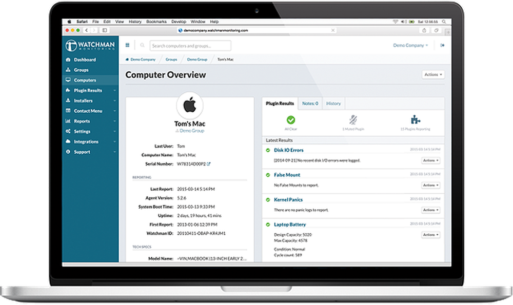 Watchman Monitoring Screenshot 1