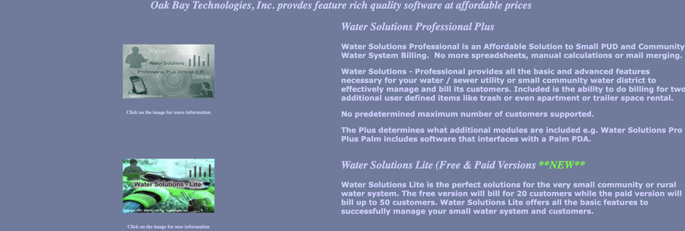 Water Solutions Professional Screenshot 1