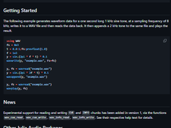 WAV.jl Screenshot 1