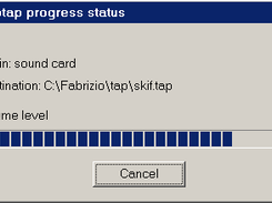 A .TAP file is being created 