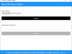 Wave CSV Import Creation Screenshot 1