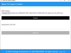 Wave CSV Import Creation Screenshot 2