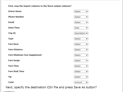 Wave CSV Import Creation Screenshot 4