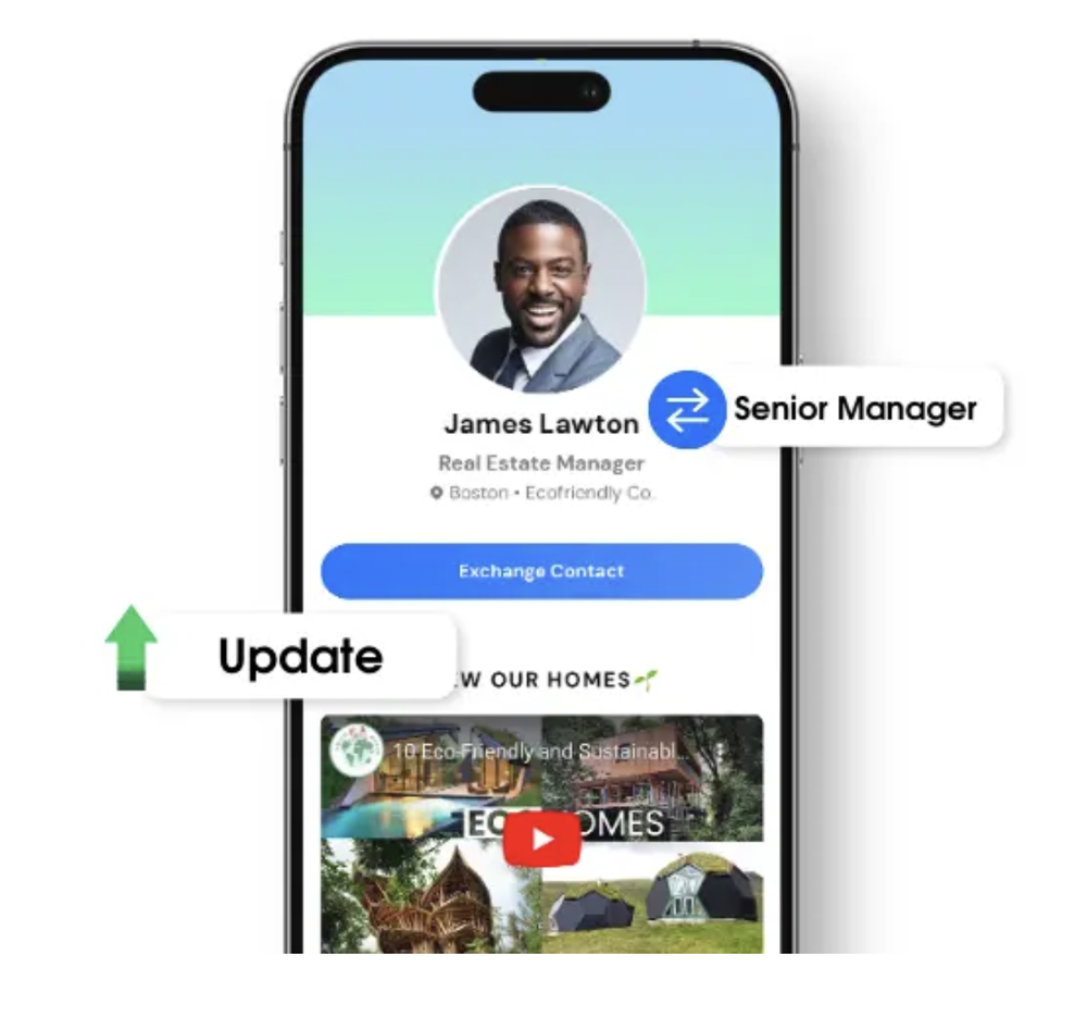 Wave Digital Business Card Screenshot 1