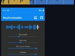 WaveformSeekBar Screenshot 1