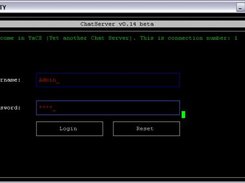 Login screen opened with PuTTY