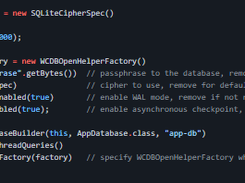 WCDB Screenshot 1
