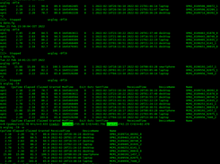 wcglog: Looking at a growing logfile using 'wcglog'; also using some options like -l9 and -w