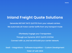 WDX Freight Connect Screenshot 1