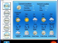 The main weather screen.