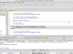WeatherMonitoringStation under development using Eclipse