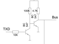 Connecting BeagleBone UART to 1-Wire bus (courtesy of Atmel)