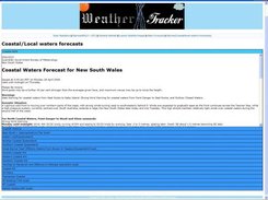 Marine Coastal/Local waters forecast