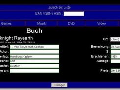 Automatische Eingabe ber ISBN/EAN/ASIN
