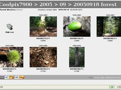 WebFileViewer 1.3 with pictures and icon of a directory