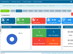 Customers Dashboard