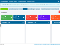 Domains Dashboard