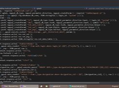 Execute PgSQL stored procedure with web_jsx