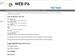 WEB-PA website: results are presented here