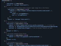 Web Push PHP Screenshot 1