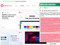 Add-on for Opera in action