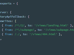webpack DevServer Screenshot 1