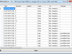 Consult your test results and save them (xml, csv, ...)