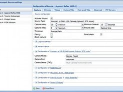 Webcampak Sources configuration