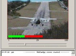 Local monitoring of one video source with motion detection
