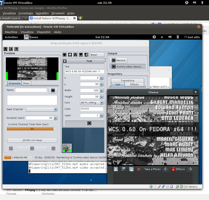 WebcamStudio для GNU/Linux