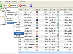 Explorer type UI with menus, toolbar, tree, and table