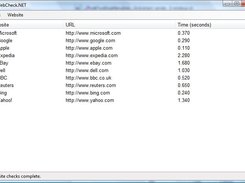 WebCheck.NET sends a HTTP request to any site you like, and reports a response.