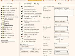 Filter configuration