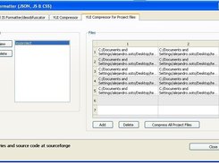 Multiple files compression in one project