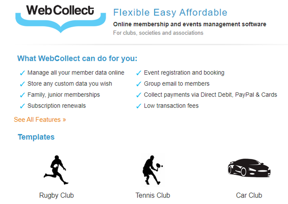 WebCollect Screenshot 1