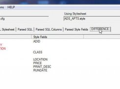 the sql column differences window