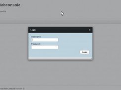 Users can be authenticated on the webconsole