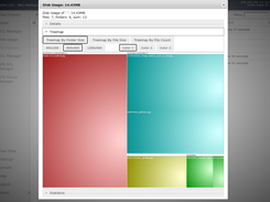 Disk usage dialog