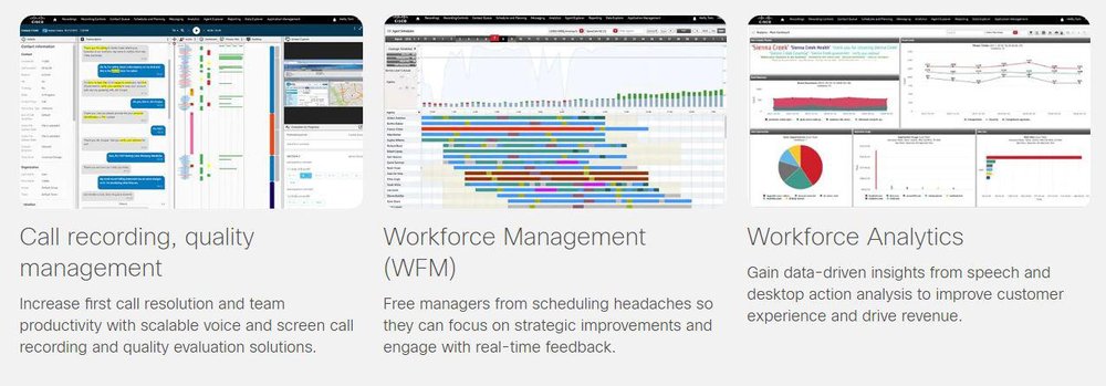 Webex Workforce Optimization Screenshot 1