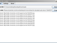 Image crawling and saving