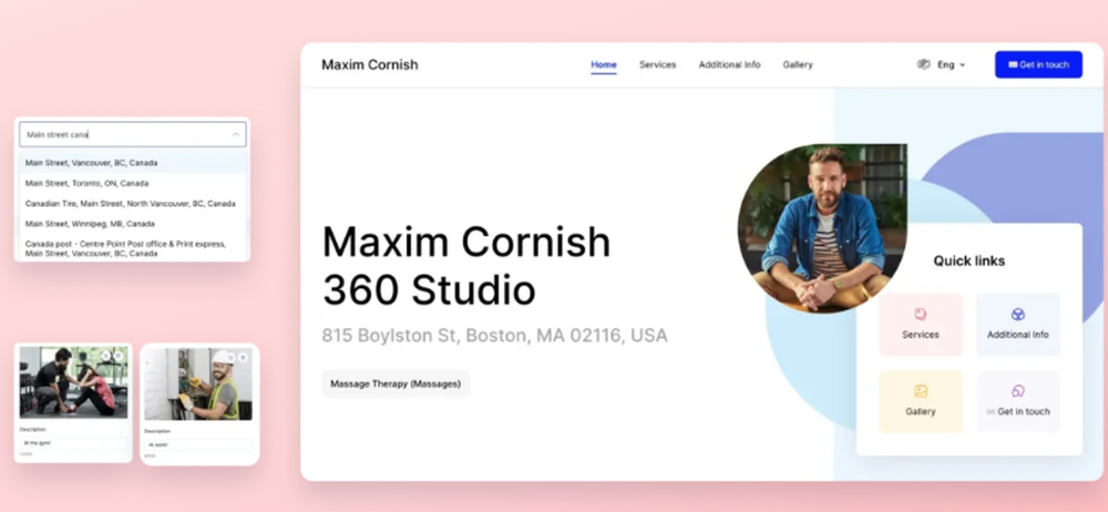 Webfolio Screenshot 1