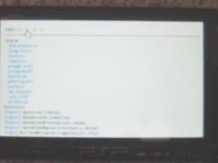 PSP Screenshot of WebGaim