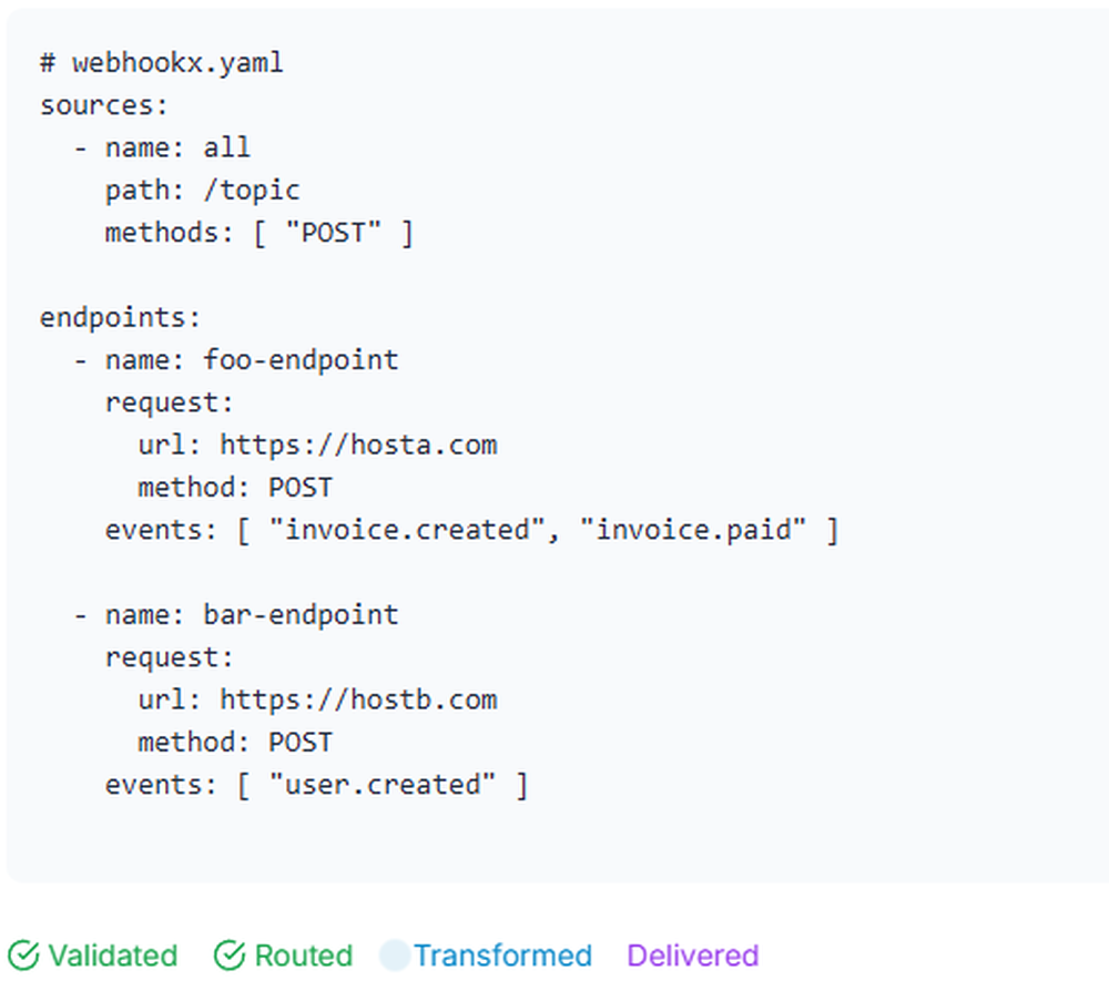 WebhookX Screenshot 1