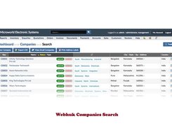 Webhuk Companies Search