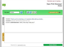Default theme, chat window