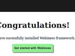 webiness first run